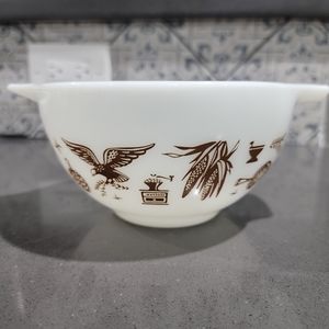 Vintage pyrex early american cinderella bowl #441